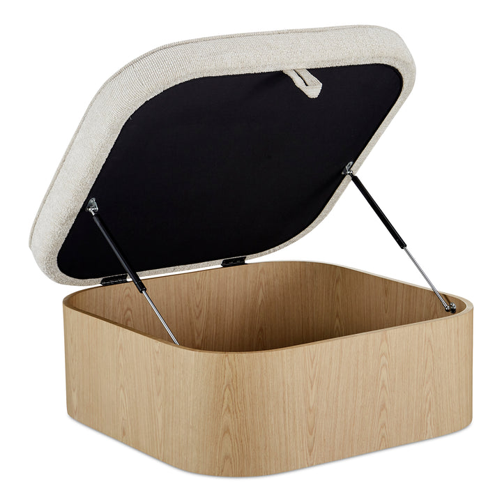 Luxe Lift Hydraulic Storage Ottoman