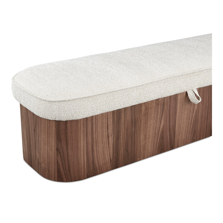 SophistoLift Walnut Storage Bench