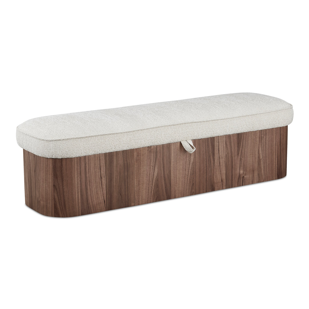 SophistoLift Walnut Storage Bench