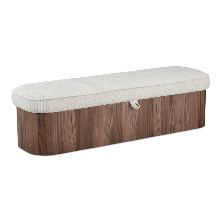 SophistoLift Walnut Storage Bench