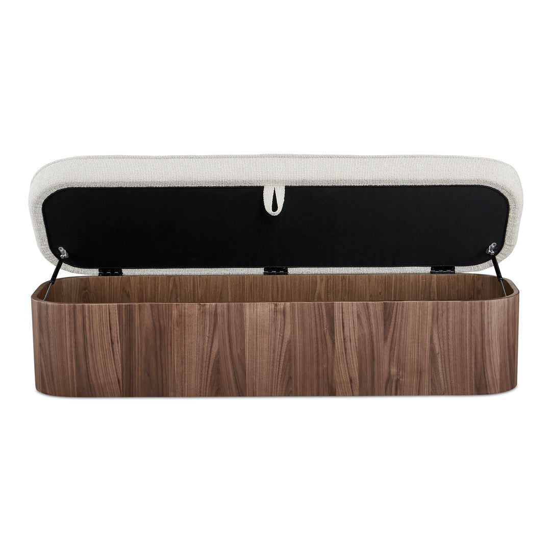 SophistoLift Walnut Storage Bench