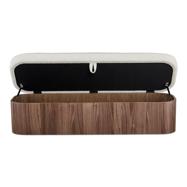 SophistoLift Walnut Storage Bench