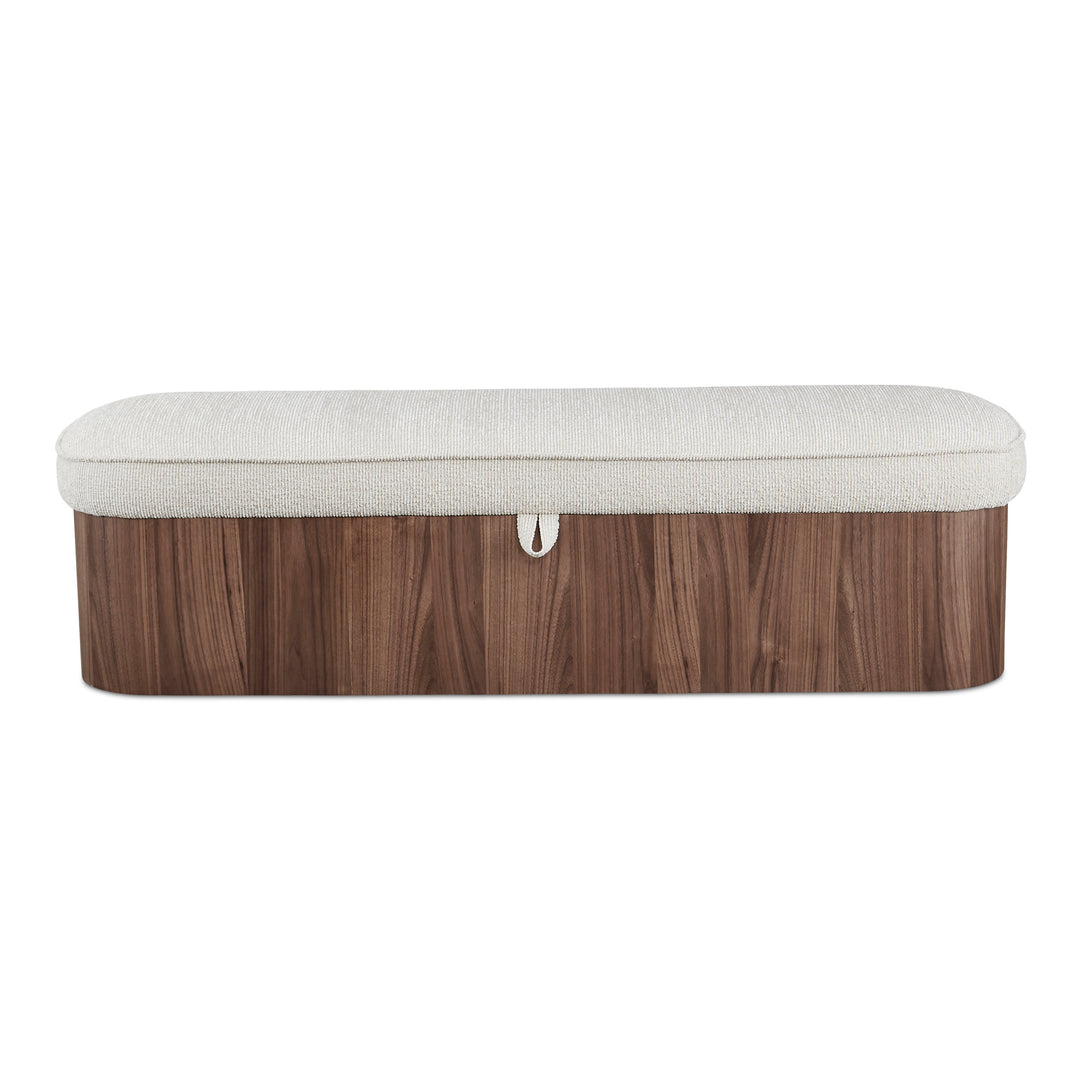 SophistoLift Walnut Storage Bench
