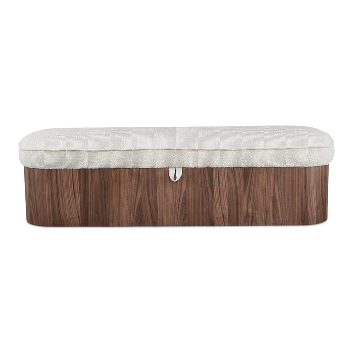 SophistoLift Walnut Storage Bench