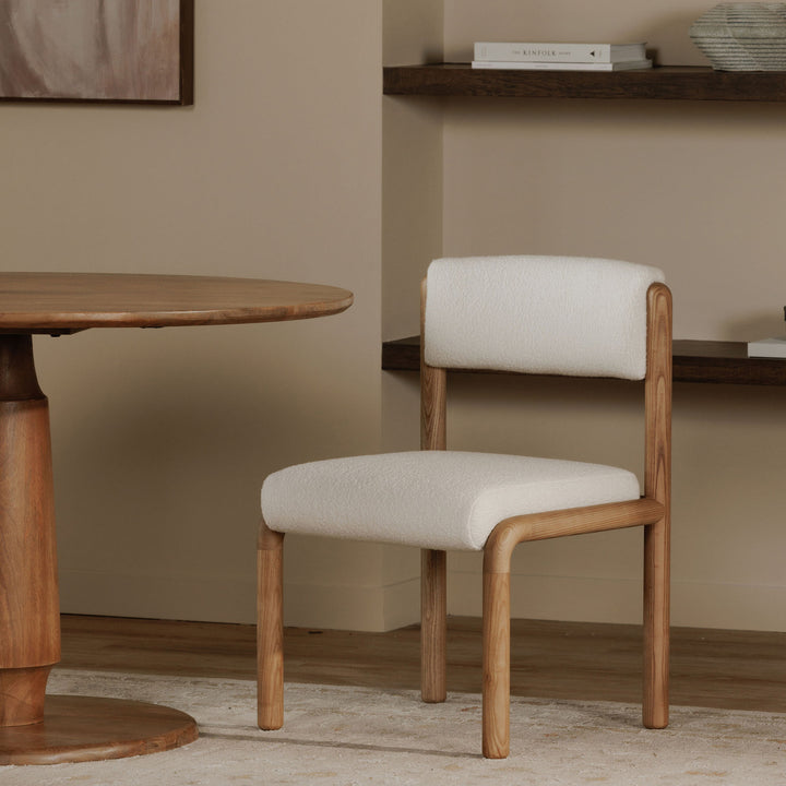 Elegant Geometric Dining Chair Duo