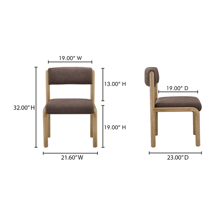 Elegant Geometric Dining Chair Duo