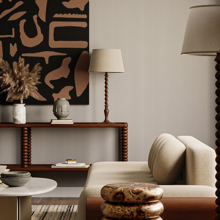 Porto Wooden Twirl Luminaire