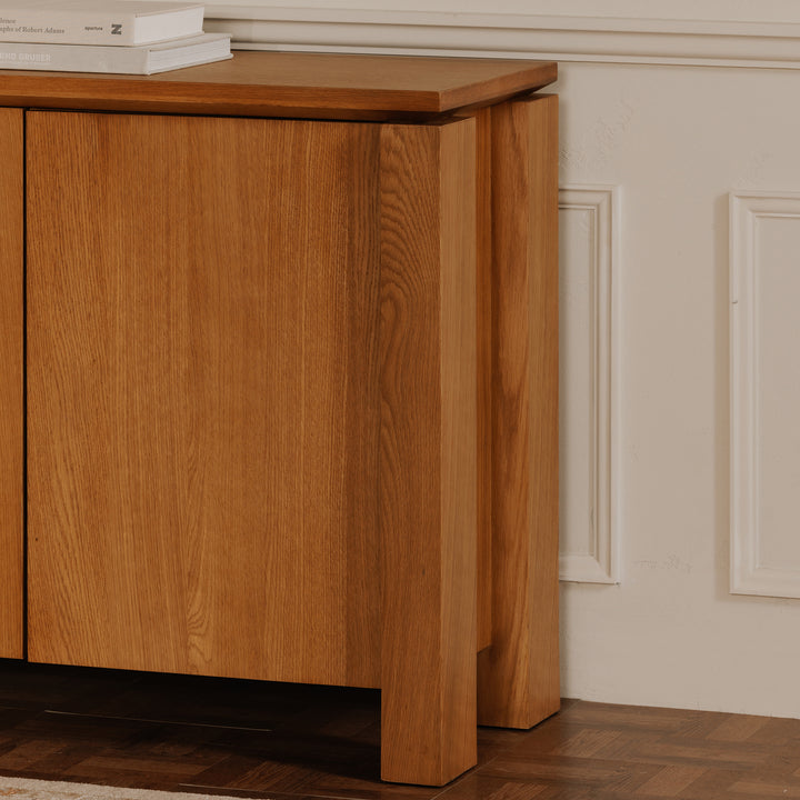 Rustic Floating Oak Sideboard