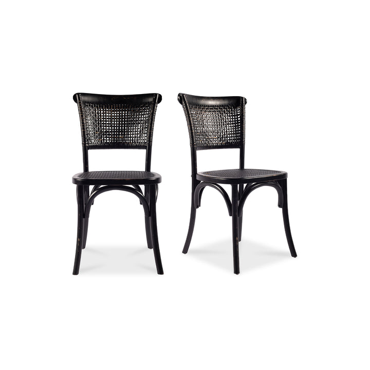 Rustic Woven Dining Chair / Set of 2