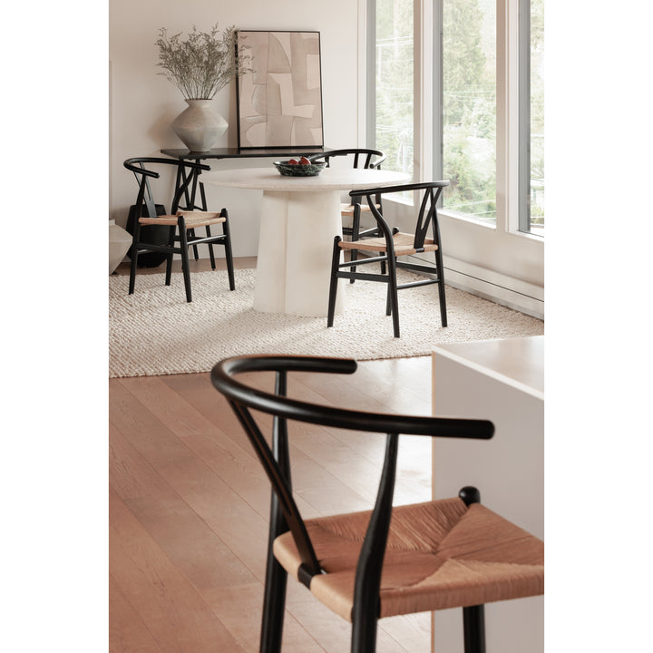 Aria Black Counter Stool