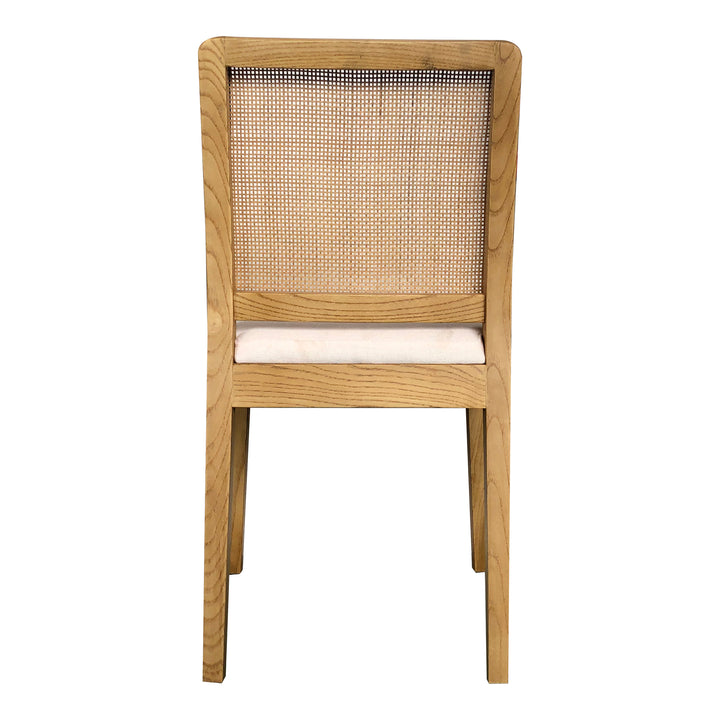Elegant Rattan & Elm Dining Duo: Chic Comfort for Any Space