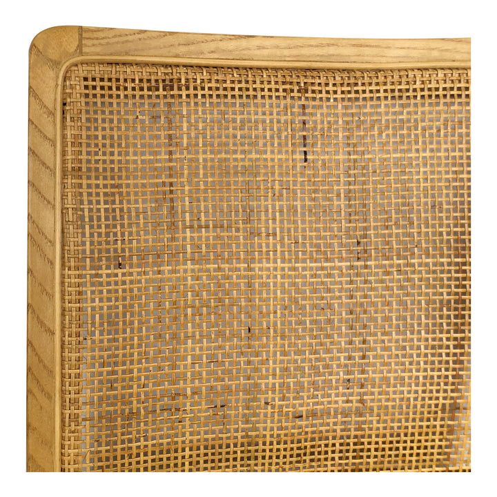 Elegant Rattan & Elm Dining Duo: Chic Comfort for Any Space