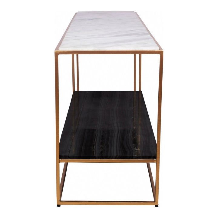 Art Deco Elegance Marble Media Console