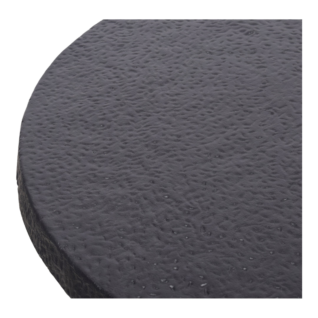 Raw Edge Block Pedestal Table