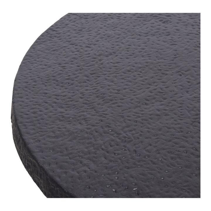 Raw Edge Block Pedestal Table