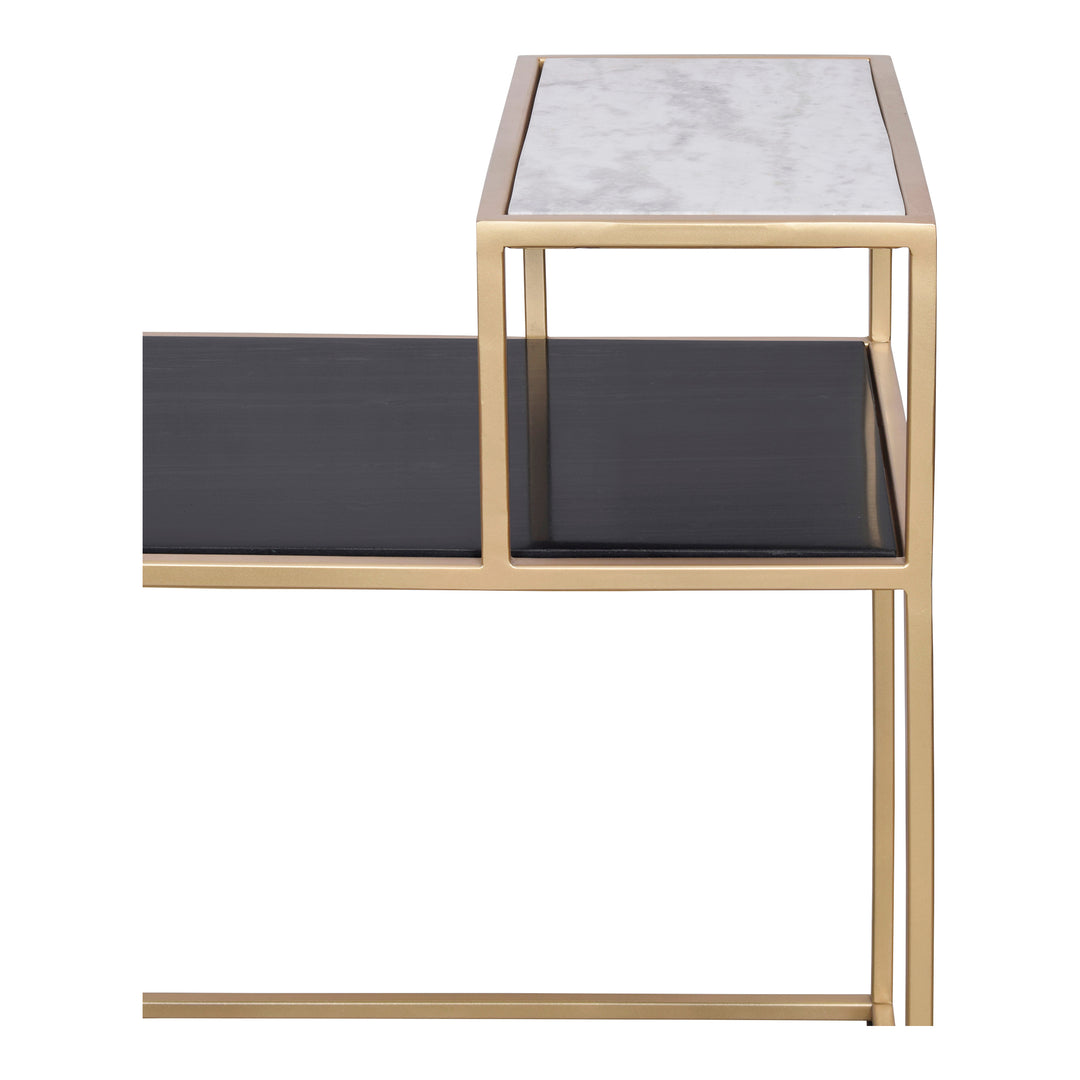 Modern Art Deco Side Shelf Unit
