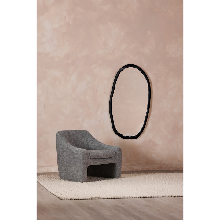 Nature-Inspired Oval Wall Mirror