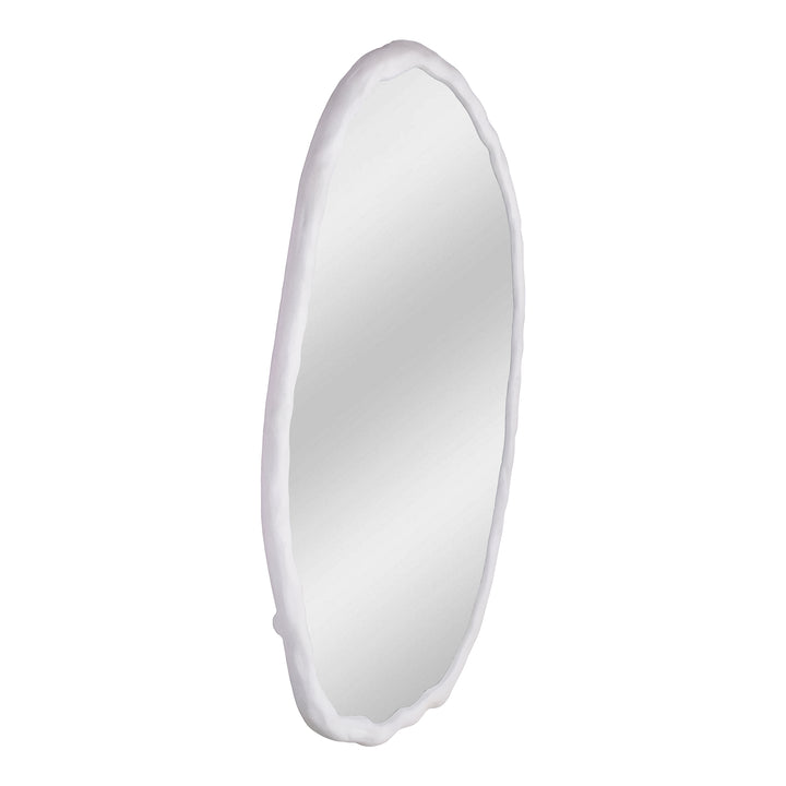 Nature-Inspired Oval Wall Mirror
