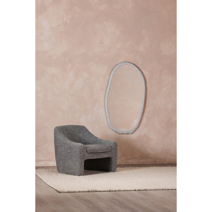 Nature-Inspired Oval Wall Mirror