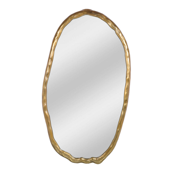 Nature-Inspired Oval Wall Mirror