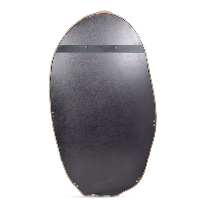 Nature-Inspired Oval Wall Mirror