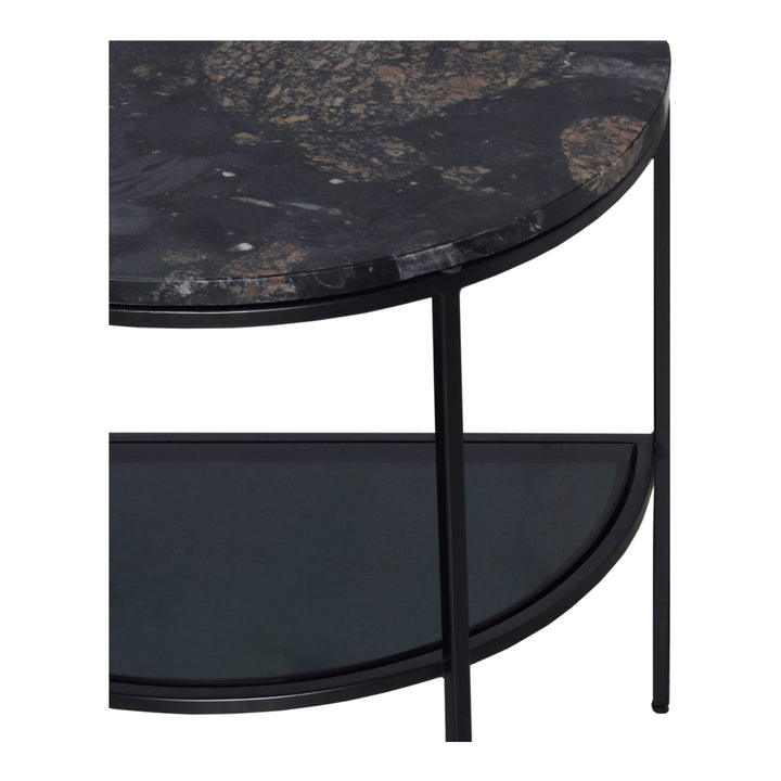 Artisanal Deco Crescent Table