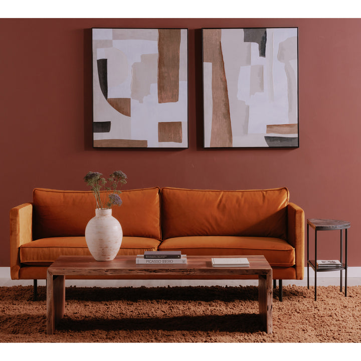 Artisanal Deco Crescent Table