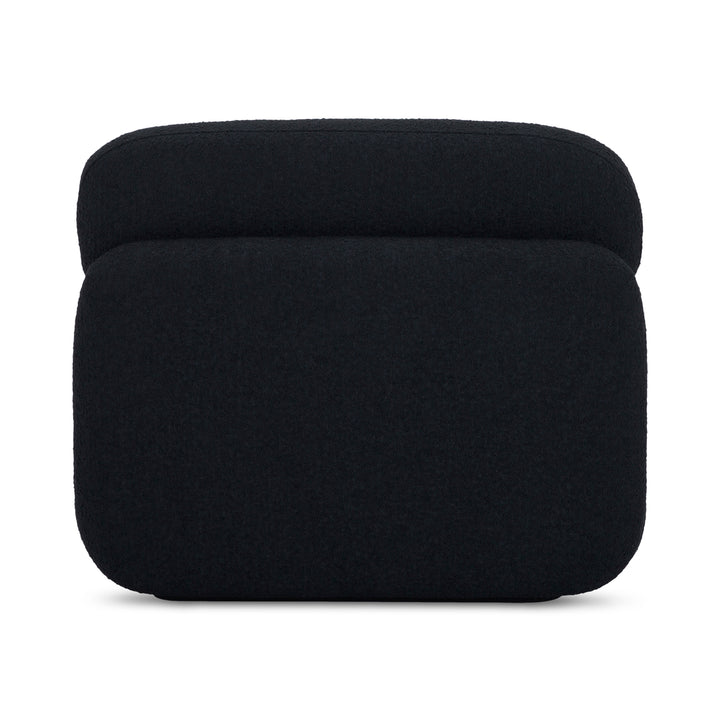 Retro-Chic Bouclé Recliner