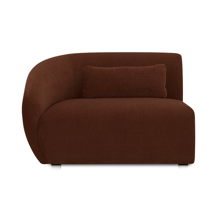 Cozy Curve Lounge Chair - Left-Facing Design
