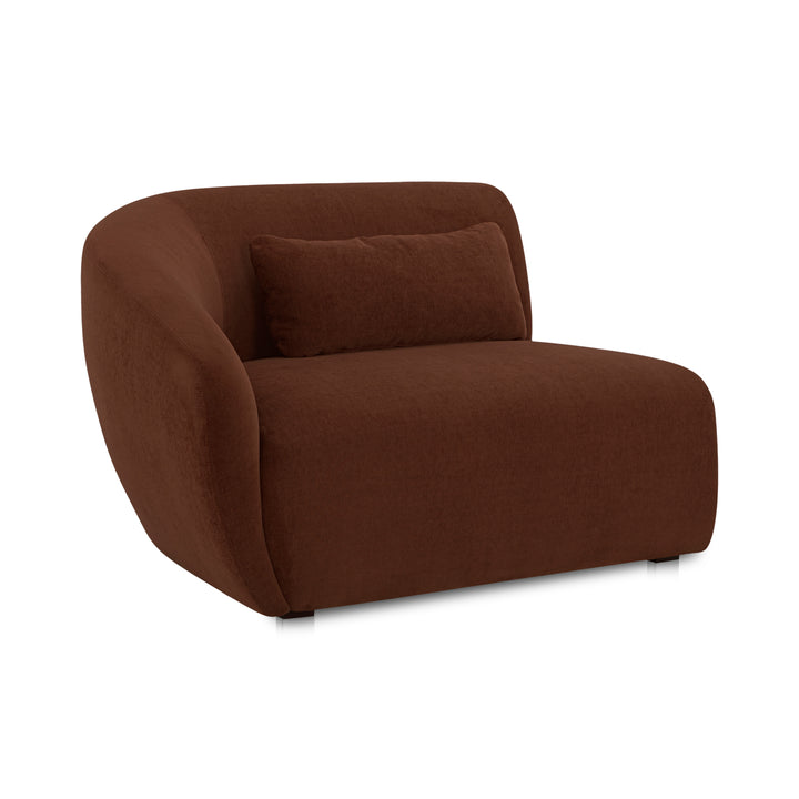 Cozy Curve Lounge Chair - Left-Facing Design