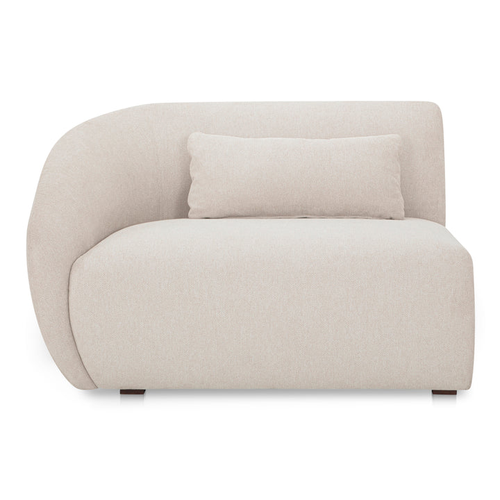 Cozy Curve Lounge Chair - Left-Facing Design