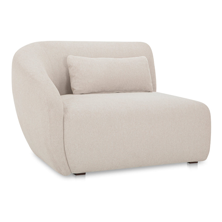Cozy Curve Lounge Chair - Left-Facing Design