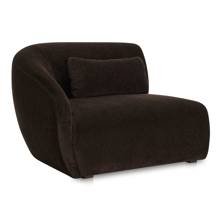 Cozy Curve Lounge Chair - Left-Facing Design