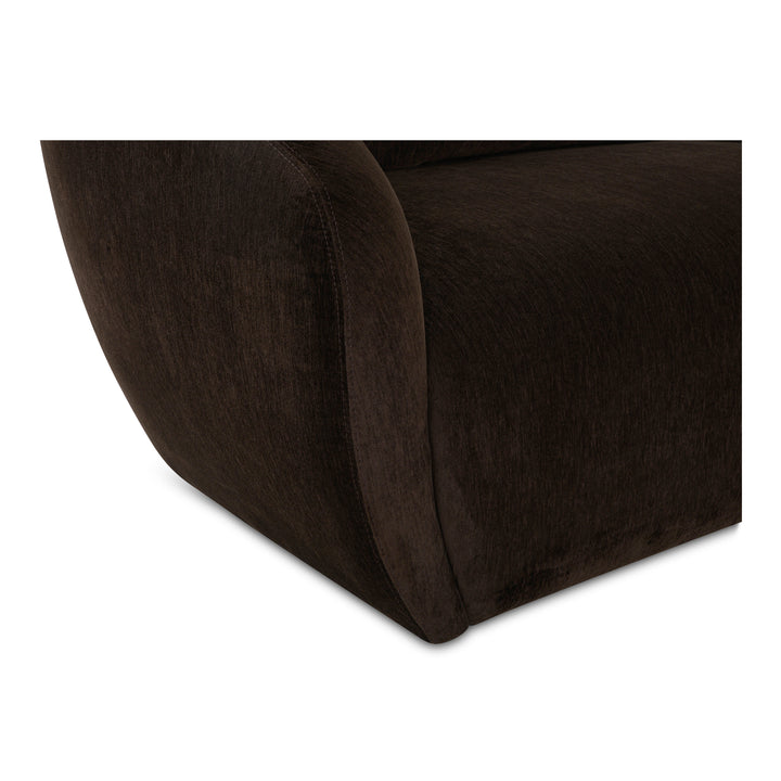Cozy Curve Lounge Chair - Left-Facing Design