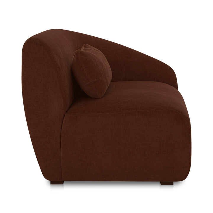 Comfy Curl Right-Facing Chair with Lumbar Support