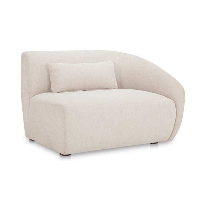 Comfy Curl Right-Facing Chair with Lumbar Support