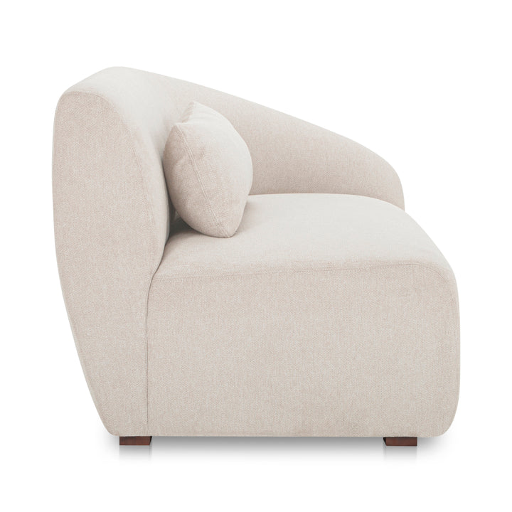 Comfy Curl Right-Facing Chair with Lumbar Support