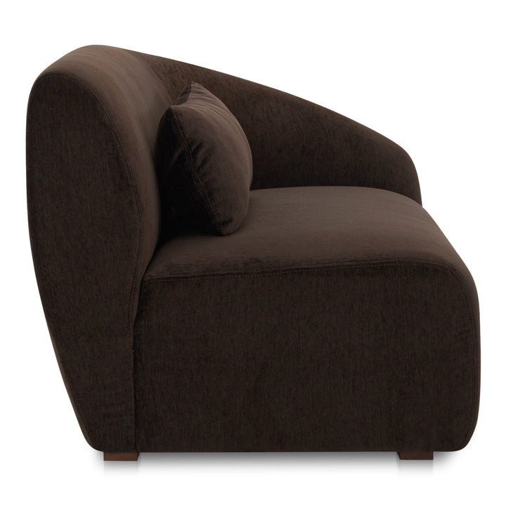 Comfy Curl Right-Facing Chair with Lumbar Support