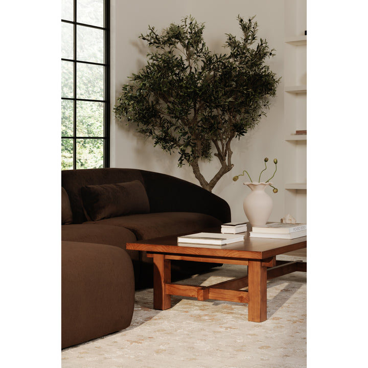 Comfy Curl Right-Facing Chair with Lumbar Support