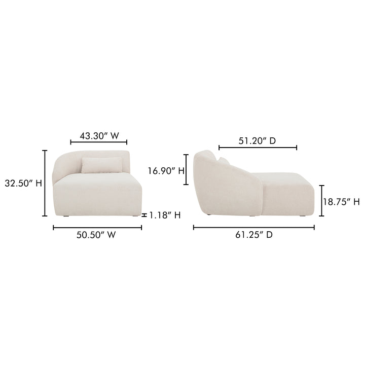 Comfort Curve Slanted-Arm Lounger