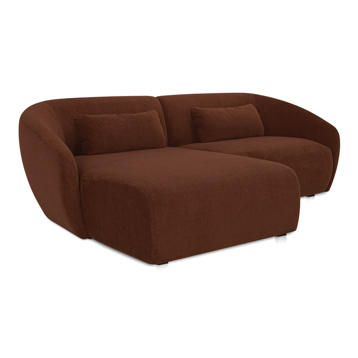 CozyMod Luxury Curved Lounge Chaise & Corner Chair Set