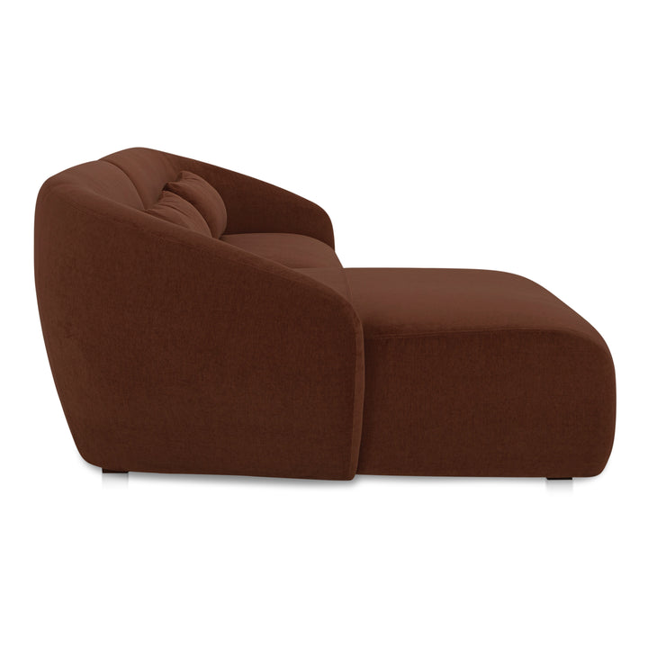 CozyMod Luxury Curved Lounge Chaise & Corner Chair Set