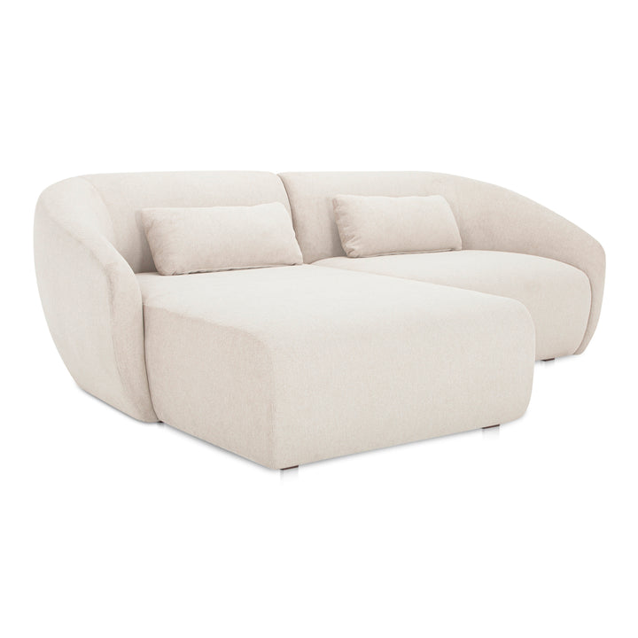 CozyMod Luxury Curved Lounge Chaise & Corner Chair Set