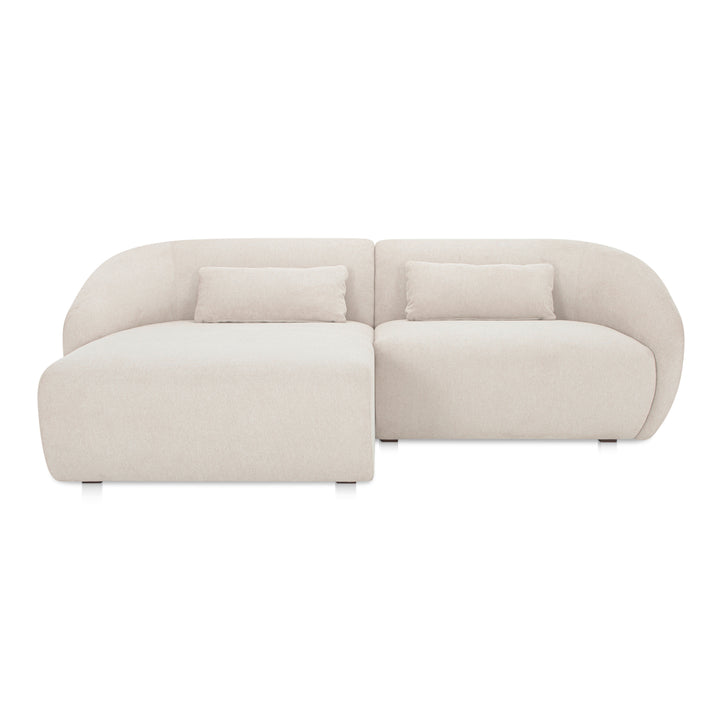 CozyMod Luxury Curved Lounge Chaise & Corner Chair Set