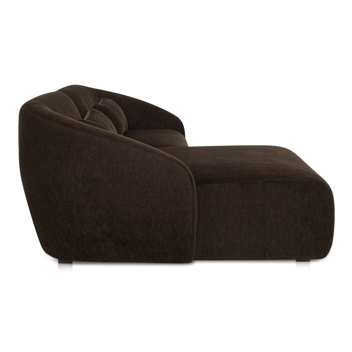CozyMod Luxury Curved Lounge Chaise & Corner Chair Set