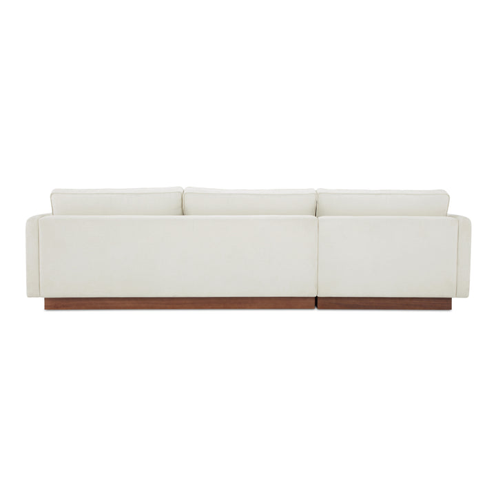 Modern Elevation Left Lounger with Removable Cushions