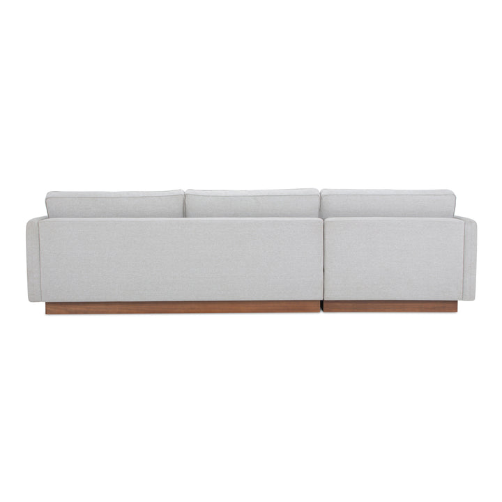 Modern Elevation Left Lounger with Removable Cushions