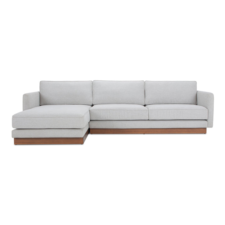 Modern Elevation Left Lounger with Removable Cushions