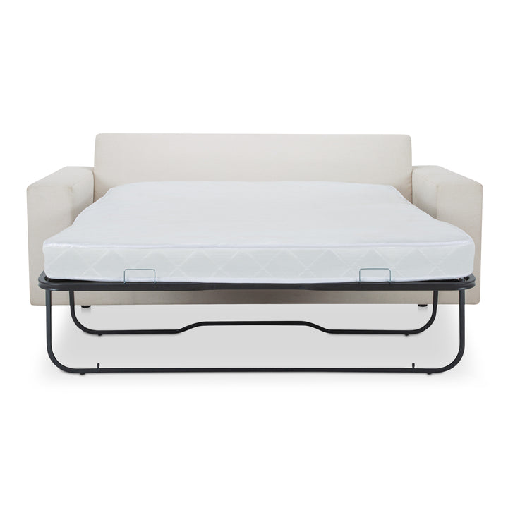 Luxe Velvet Transformer: Versatile Sofa-Bed in Minimalist Design