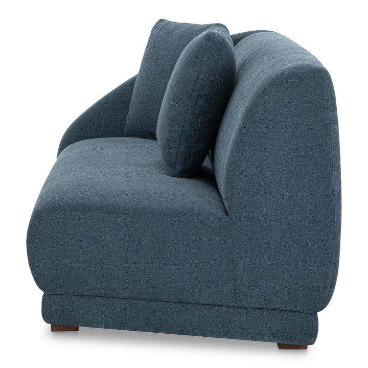 Modern Armchair with Rearward Facing Design